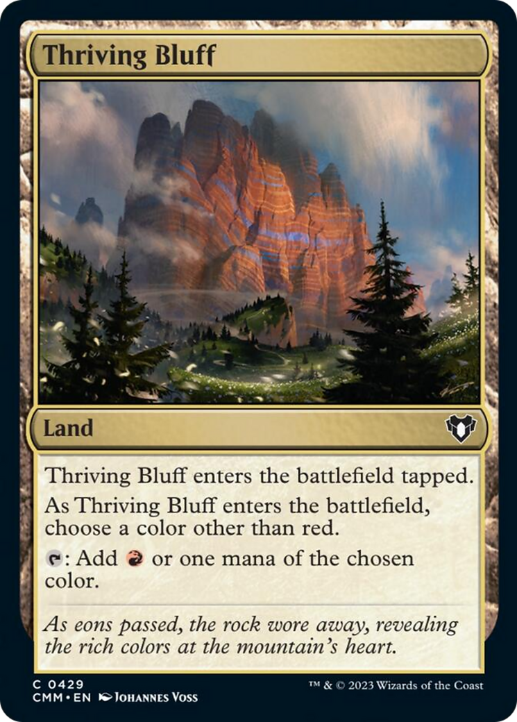 Thriving Bluff Card Image