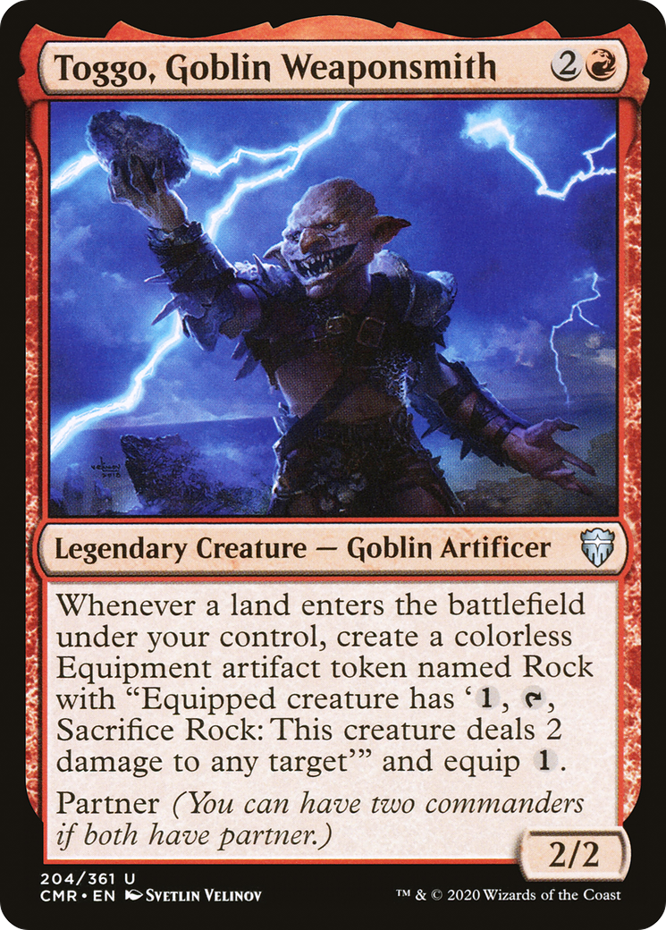 Toggo, Goblin Weaponsmith Card Image