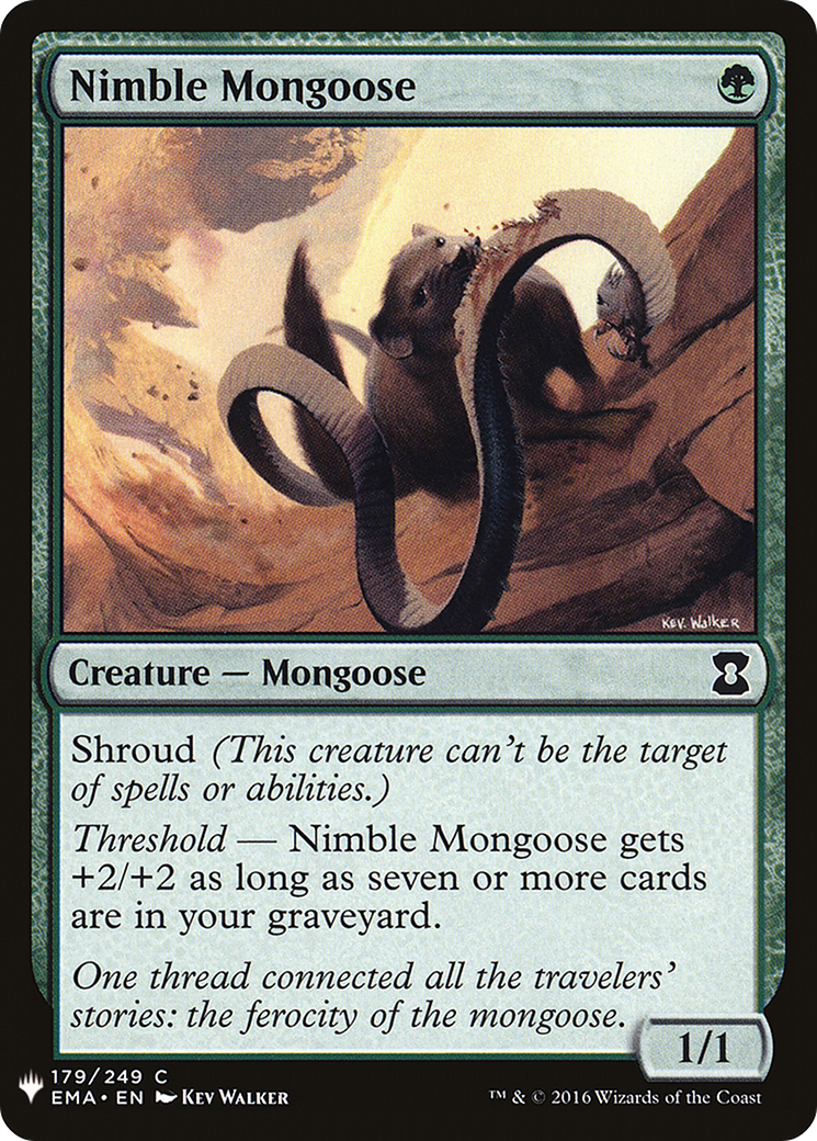 Nimble Mongoose Card Image