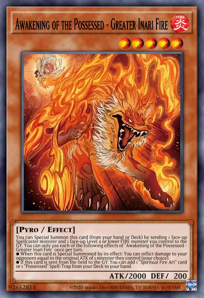 Awakening of the Possessed - Greater Inari Fire Card Image