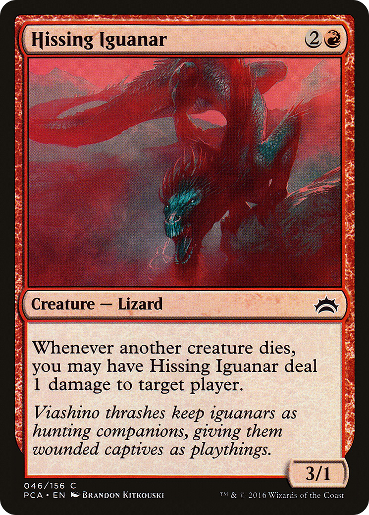 Hissing Iguanar Card Image