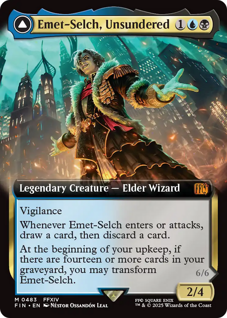 Emet-Selch, Unsundered // Hades, Sorcerer of Eld Card Image