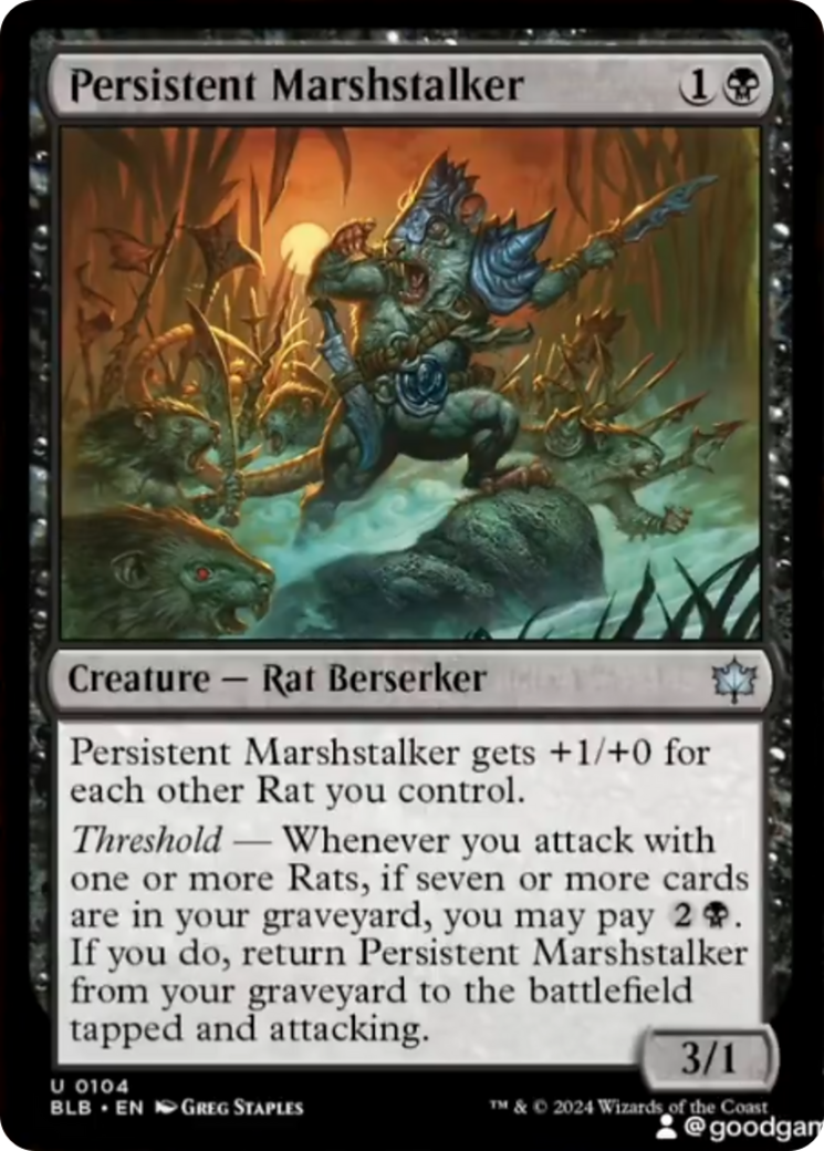 Persistent Marshstalker Card Image