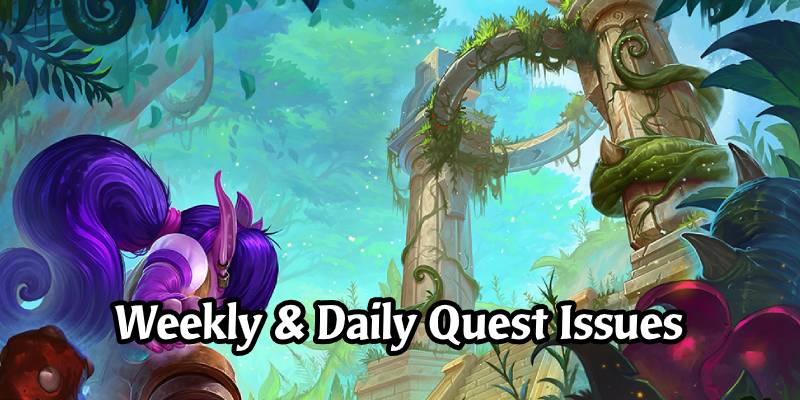 Compensation Coming For Continued Issues With Hearthstone's New Weekly and Daily Quests