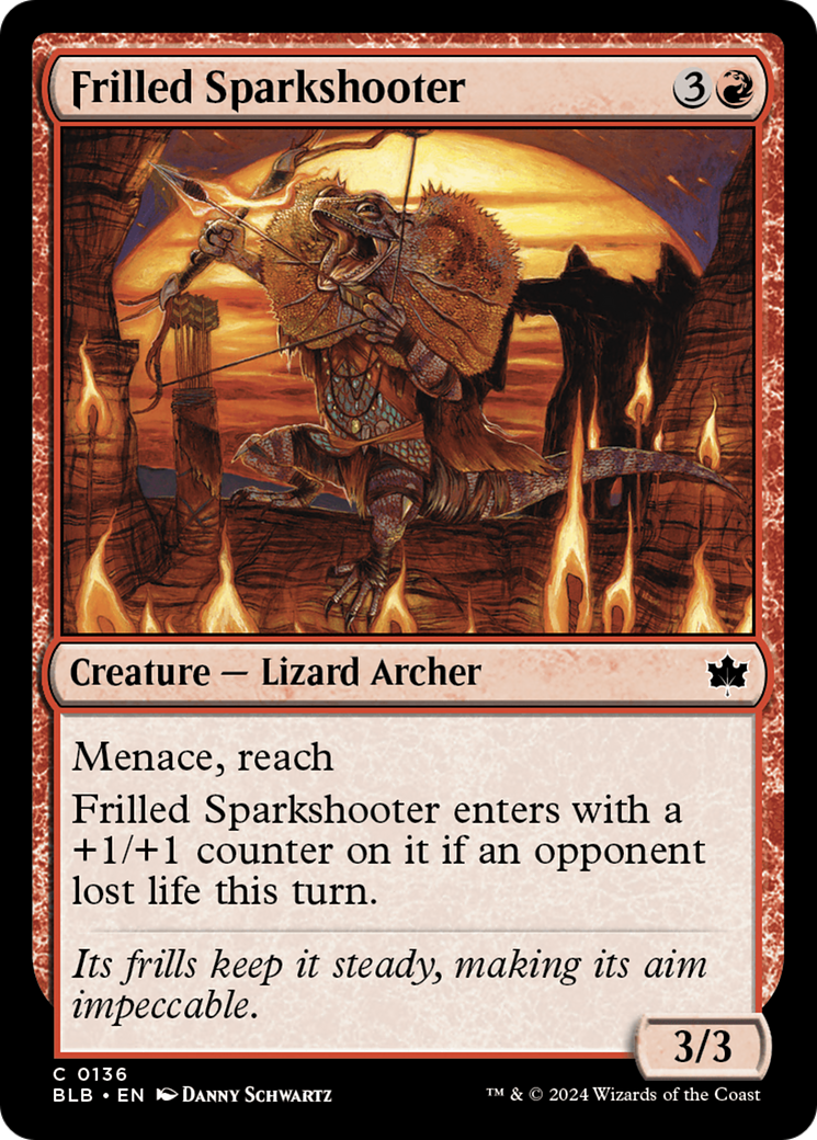 Frilled Sparkshooter Card Image