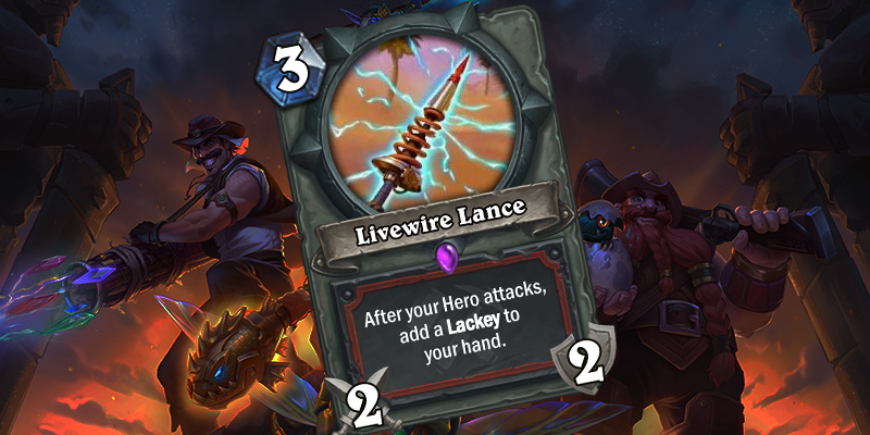 Uldum Warrior Card Reveal - Livewire Lance