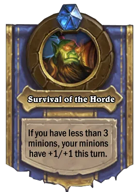 Survival of the Horde Card Image