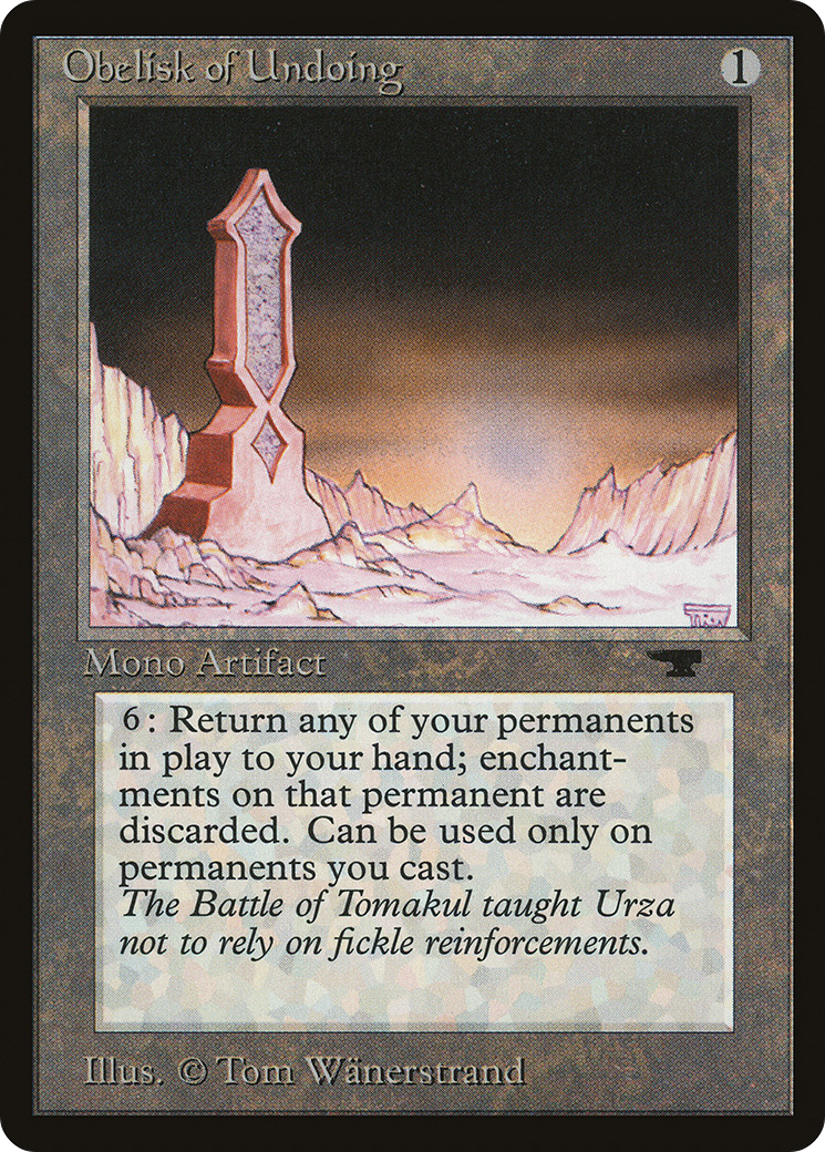 Obelisk of Undoing Card Image