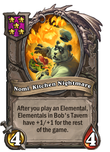 Nomi, Kitchen Nightmare Card Image