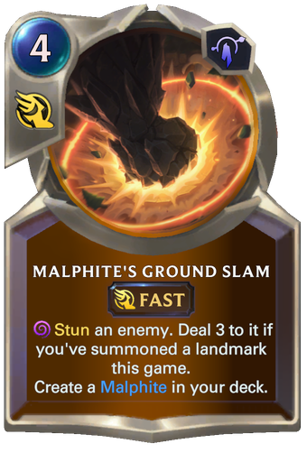 Malphite's Ground Slam Card Image