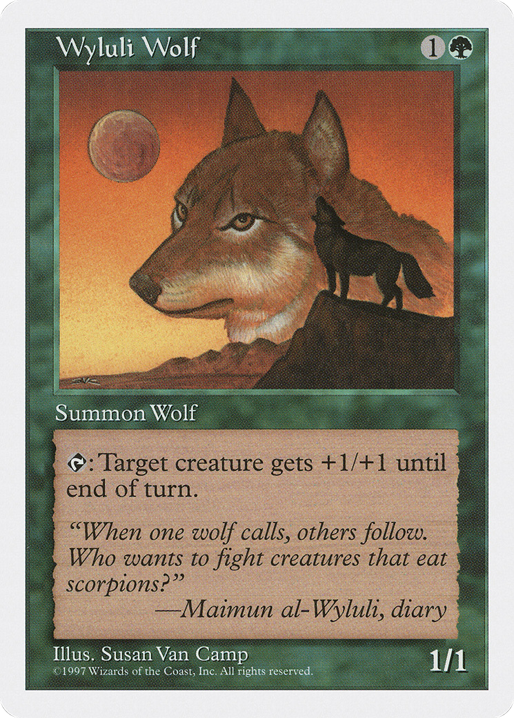 Wyluli Wolf Card Image