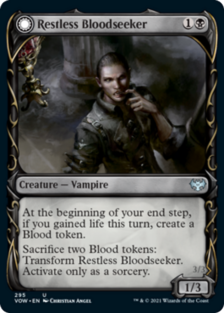 Restless Bloodseeker // Bloodsoaked Reveler Card Image