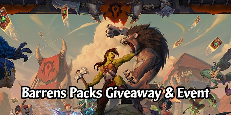 Out of Cards Forged in the Barrens Card Pack Giveaway - Packs Provided by Blizzard