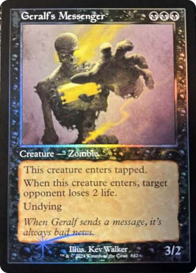 Geralf's Messenger Card Image