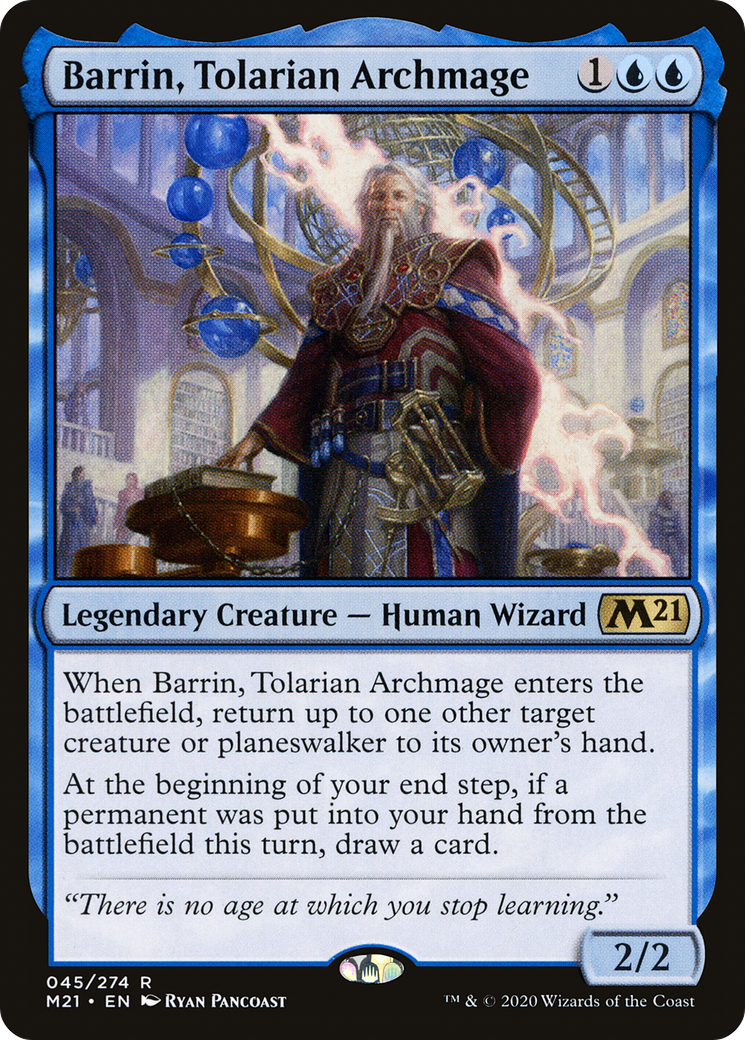 Barrin, Tolarian Archmage Card Image