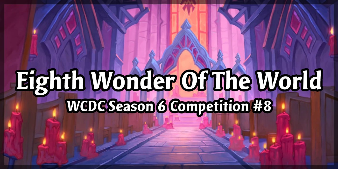 We're Designing Legendary Locations In Season 6 Competition #8 - Eighth Wonder Of The World