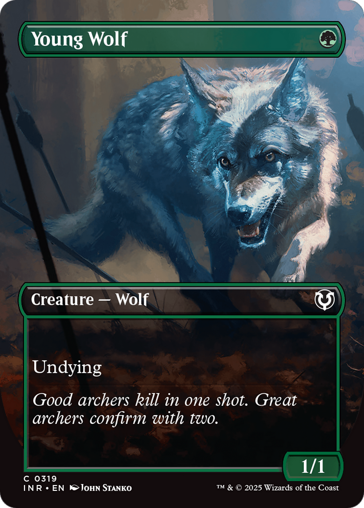 Young Wolf Card Image