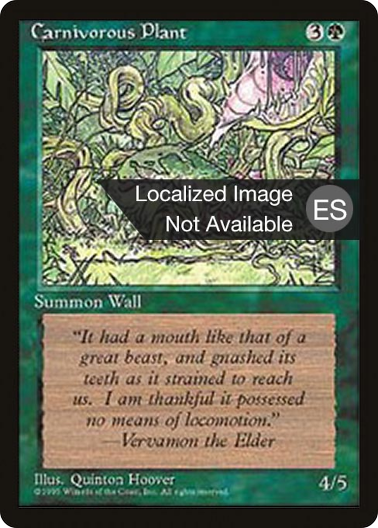 Carnivorous Plant Card Image