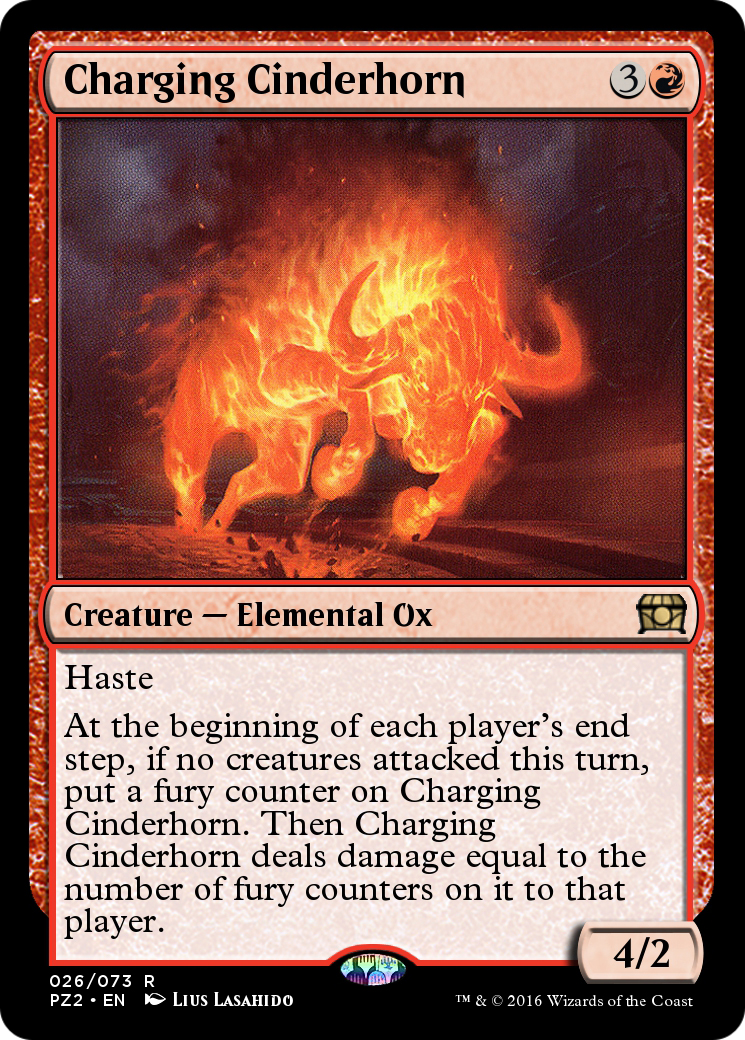 Charging Cinderhorn Card Image