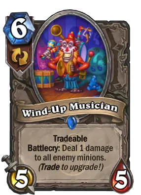 Wind-Up Musician Card Image