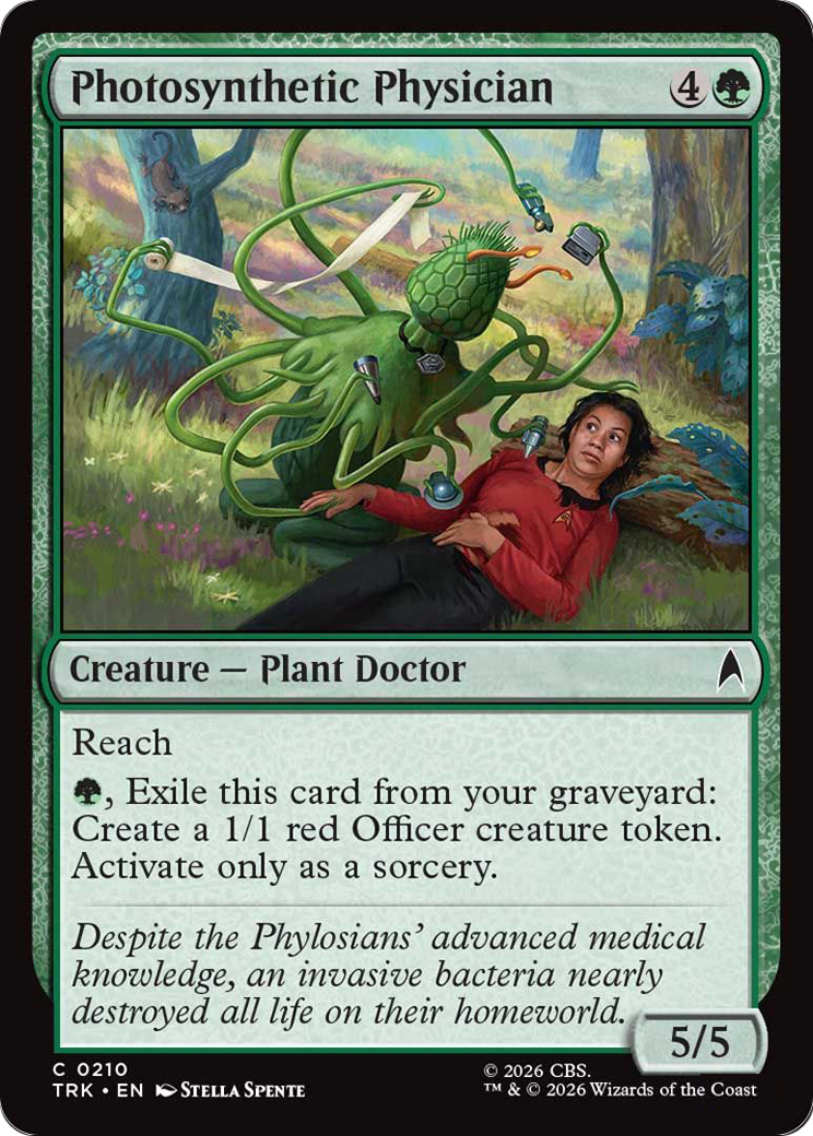 Photosynthetic Physician Magic: The Gathering card