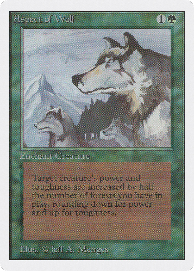 Aspect of Wolf Card Image