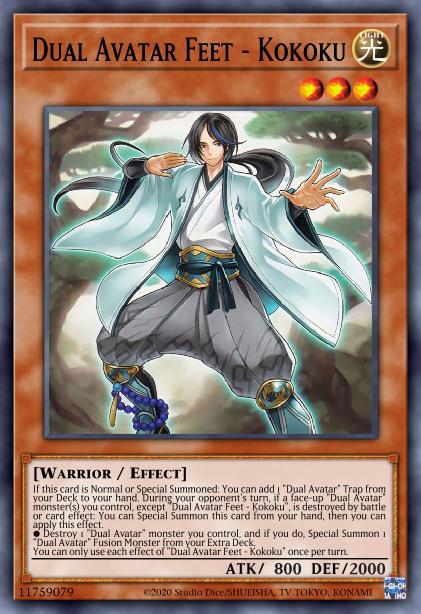 Dual Avatar Feet - Kokoku Card Image