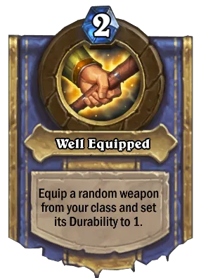 Well Equipped Card Image