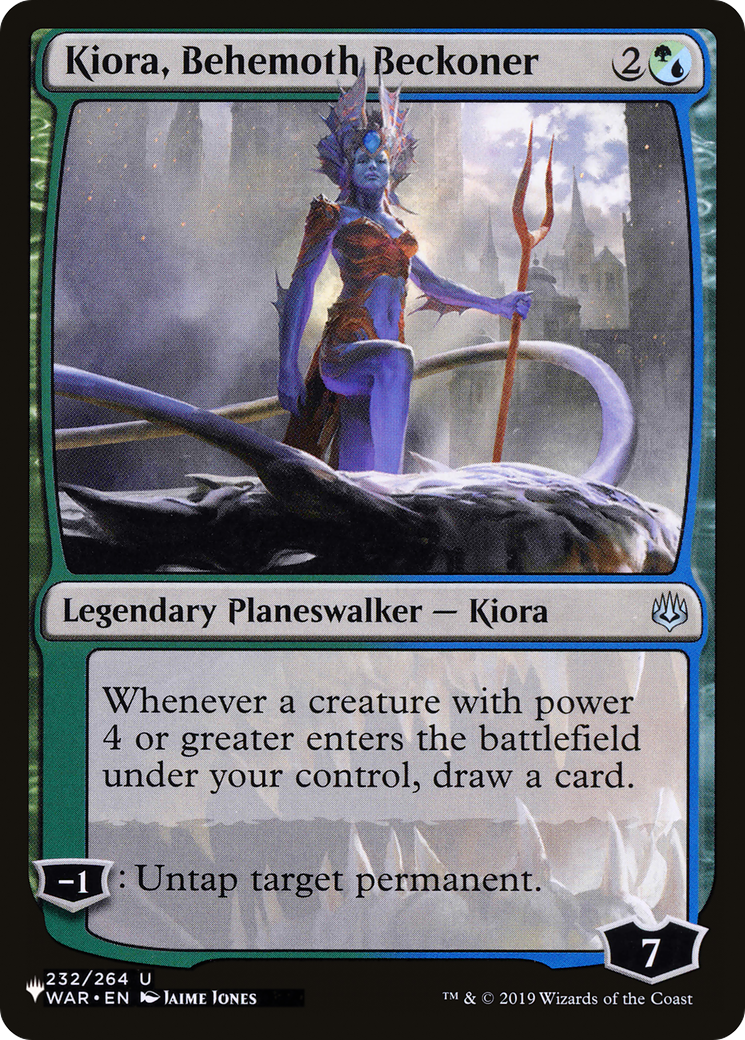 Kiora, Behemoth Beckoner Card Image