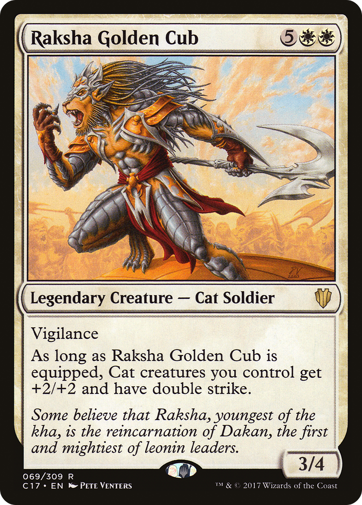 Raksha Golden Cub Card Image