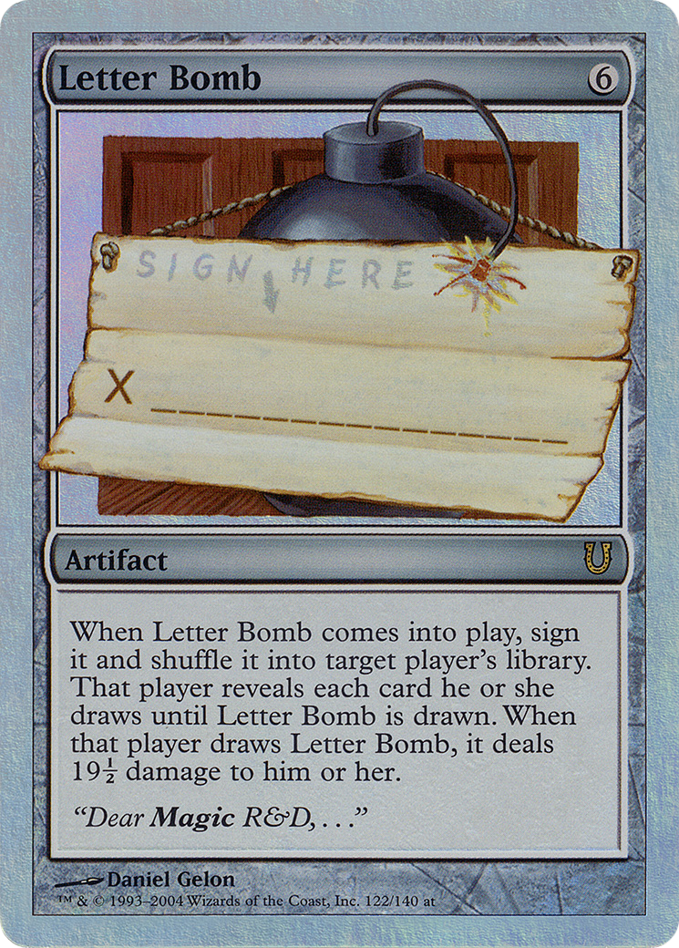 Letter Bomb Card Image