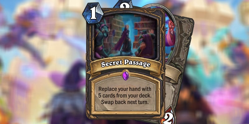Two New Scholomance Cards Revealed - Secret Passage (Rogue) & Wandmaker