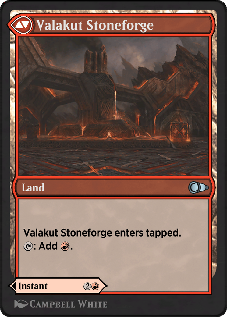 Valakut Awakening // Valakut Stoneforge Card Image