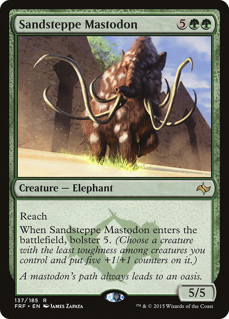 Sandsteppe Mastodon Card Image