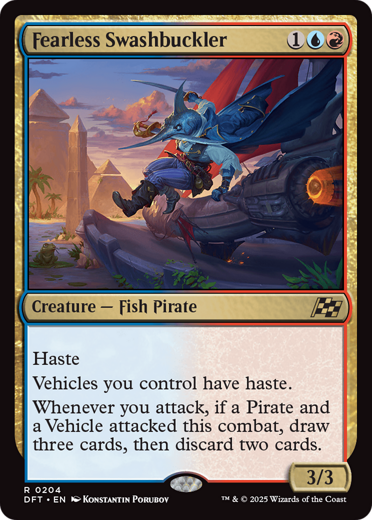 Fearless Swashbuckler Card Image