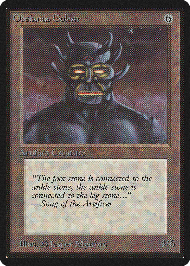 Obsianus Golem Card Image