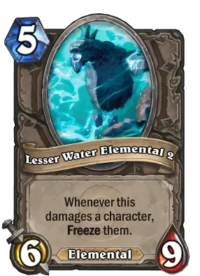 Lesser Water Elemental 2 Card Image