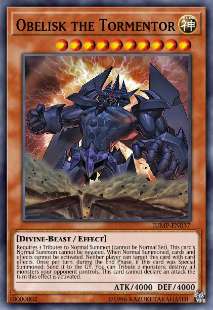 Obelisk the Tormentor Yu-Gi-Oh Card, Art 3