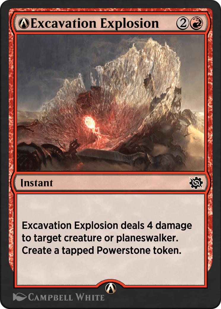 A-Excavation Explosion Card Image