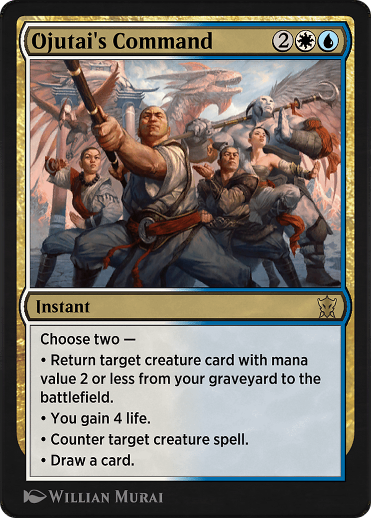 Ojutai's Command Card Image