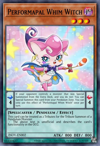 Performapal Whim Witch Card Image