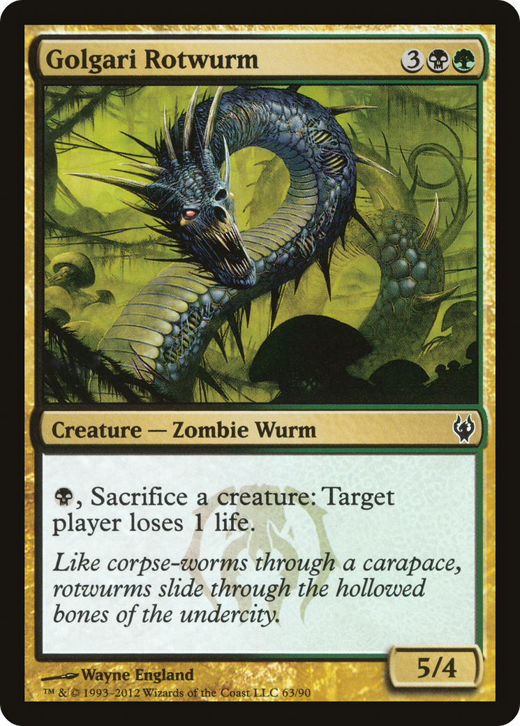 Golgari Rotwurm Card Image