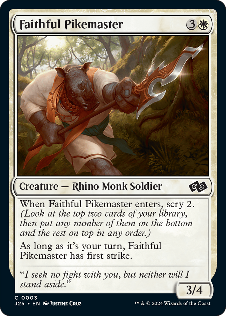 Faithful Pikemaster Card Image