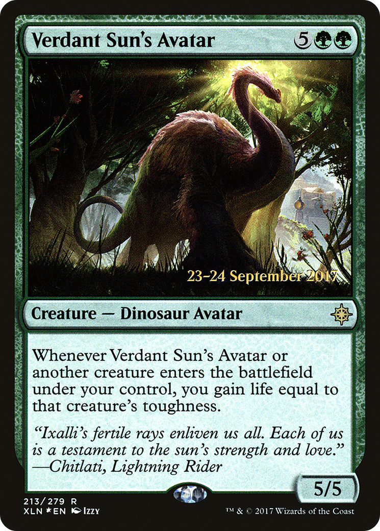 Verdant Sun's Avatar Card Image