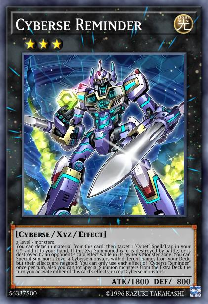 Cyberse Reminder Card Image