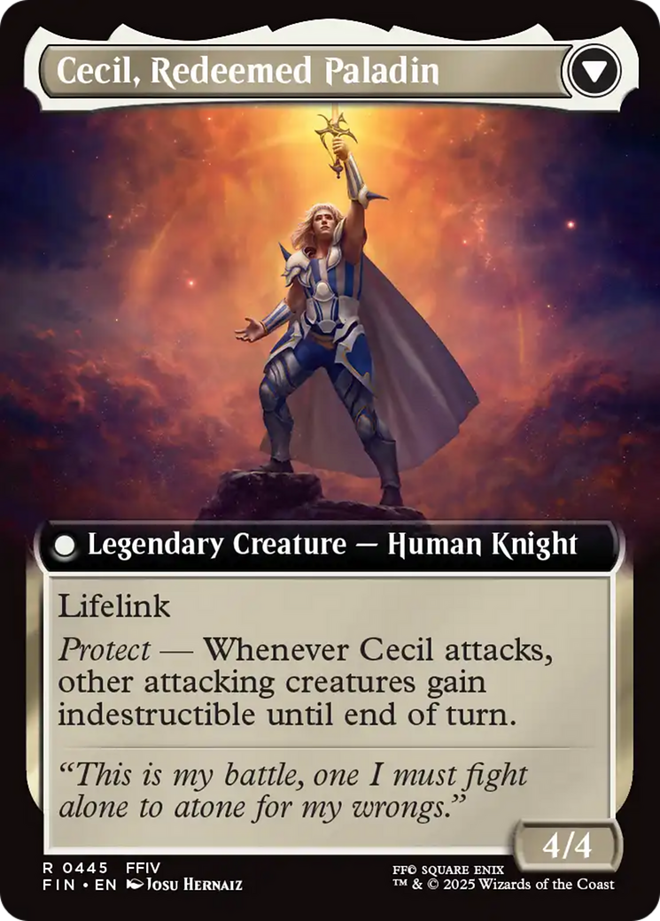 Cecil, Dark Knight // Cecil, Redeemed Paladin Card Image