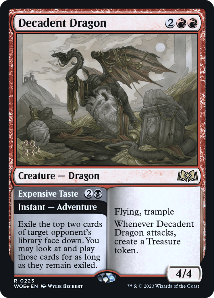 Decadent Dragon // Expensive Taste Card Image