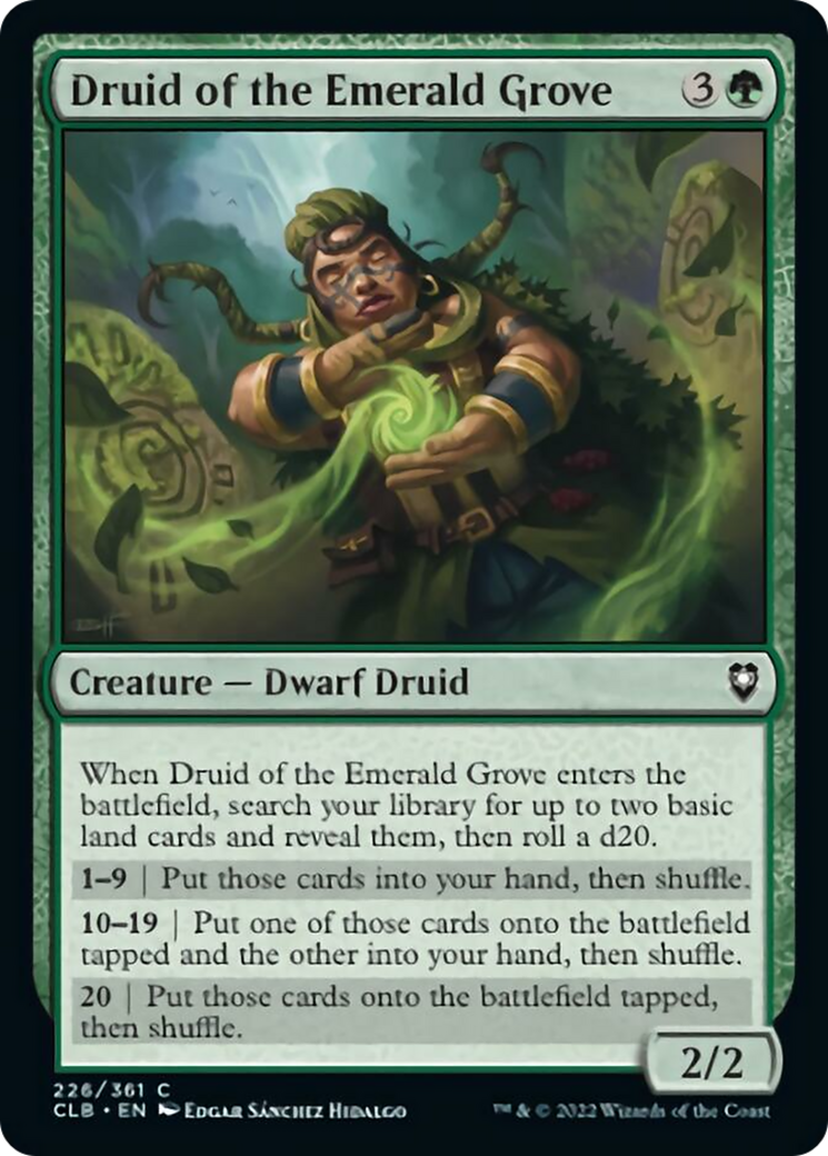 Druid of the Emerald Grove Card Image