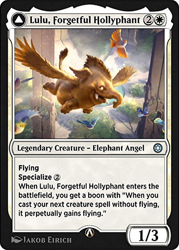 Lulu, Forgetful Hollyphant Card Image
