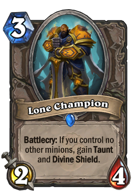 Lone Champion Card Image